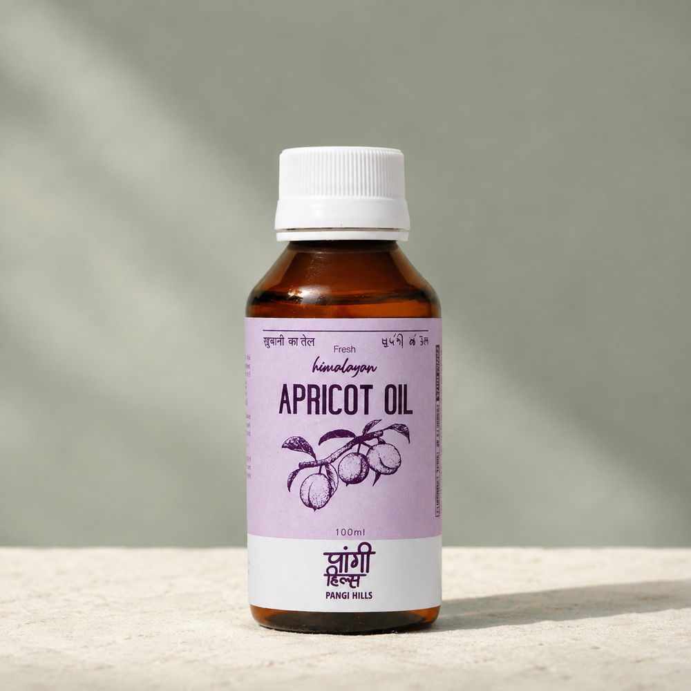 Pangi Hills Apricot Oil 100ml front view