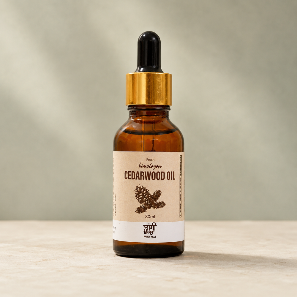 Pangi Hills Cedarwood Oil 30ml front view